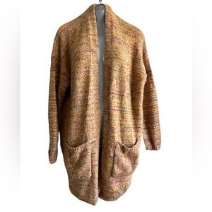 𝅺Lumiere Open Front Over Sized Knit Cardigan Mohair Blend • Used • Size: Small​